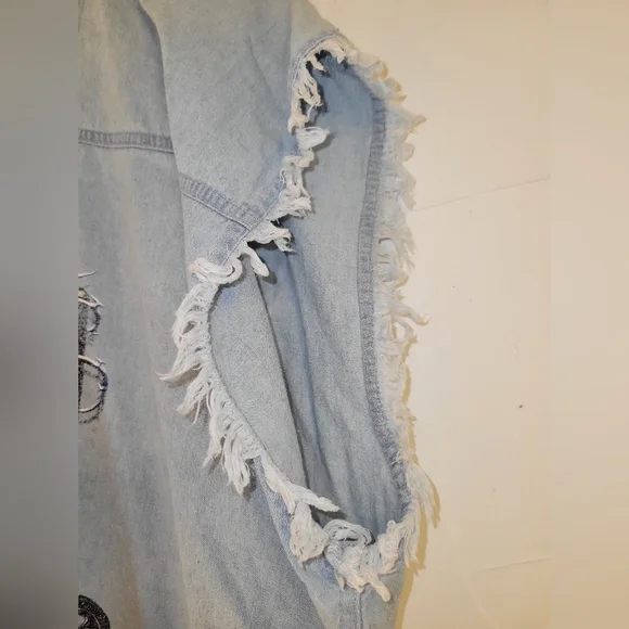 LOT OF 2 COTTON BIKER SHIRTS  STURGIS INDIAN HEAD & CHOPPER PRINTS  SLEEVELESS L - Picture 12 of 13